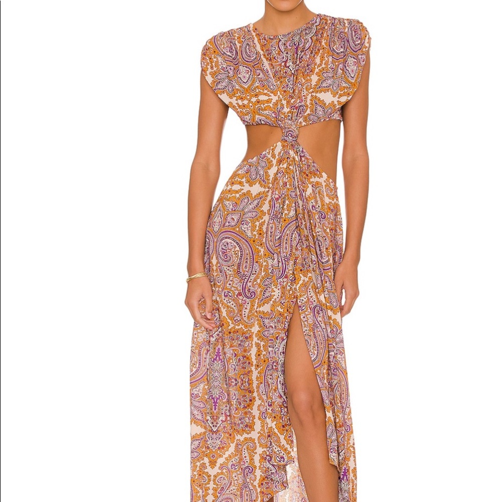 L’Academie Racquel Midi Dress
